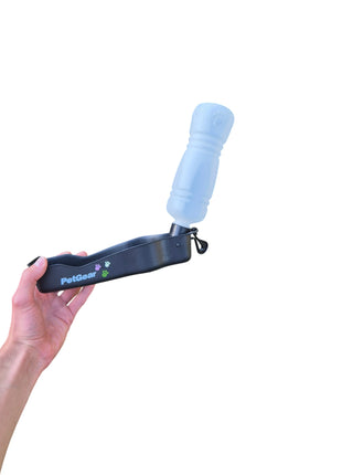 Petgear resedryckflaska – Vattenflaska och vattenskål i ett för språng