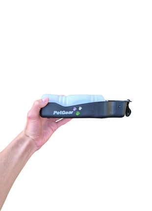 Petgear resedryckflaska – Vattenflaska och vattenskål i ett för språng